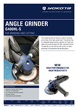 YOKOTA Angle Grinder G400HL-S