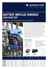 YOKOTA YZ-NP Battery Impulse Wrench_Non Shut Off_Pulse Check Function